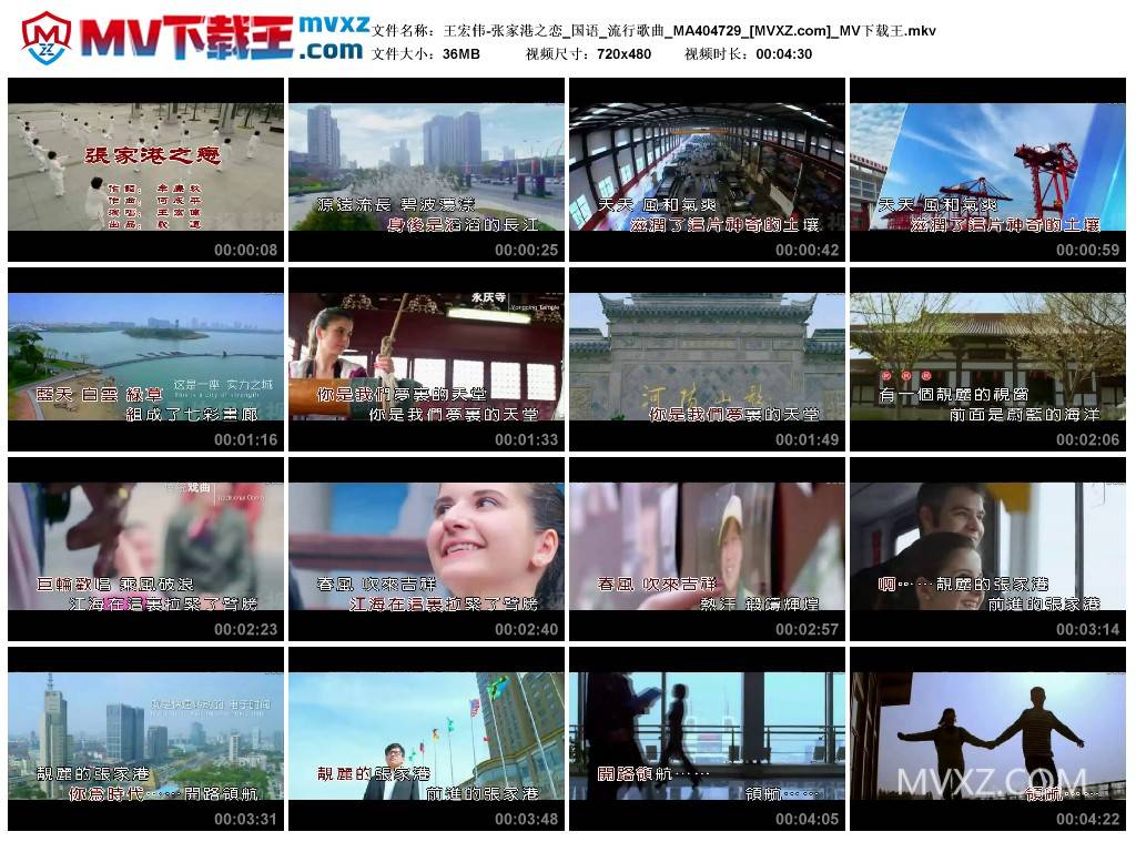 王宏伟-张家港之恋_国语_流行歌曲_MA404729